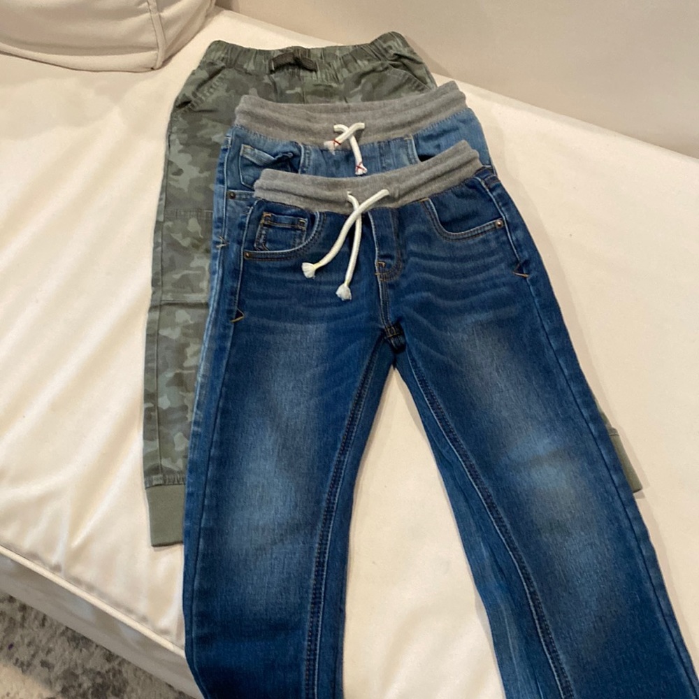 Lot of 3 pair boys jeans. All size 5T. Cat &Jack